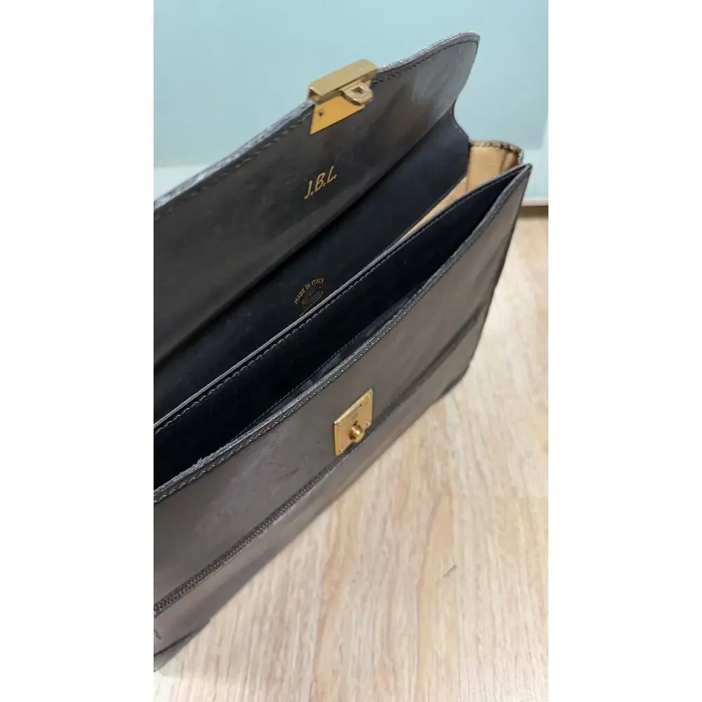 Vintage Gucci Leather Envelope Document Portfolio